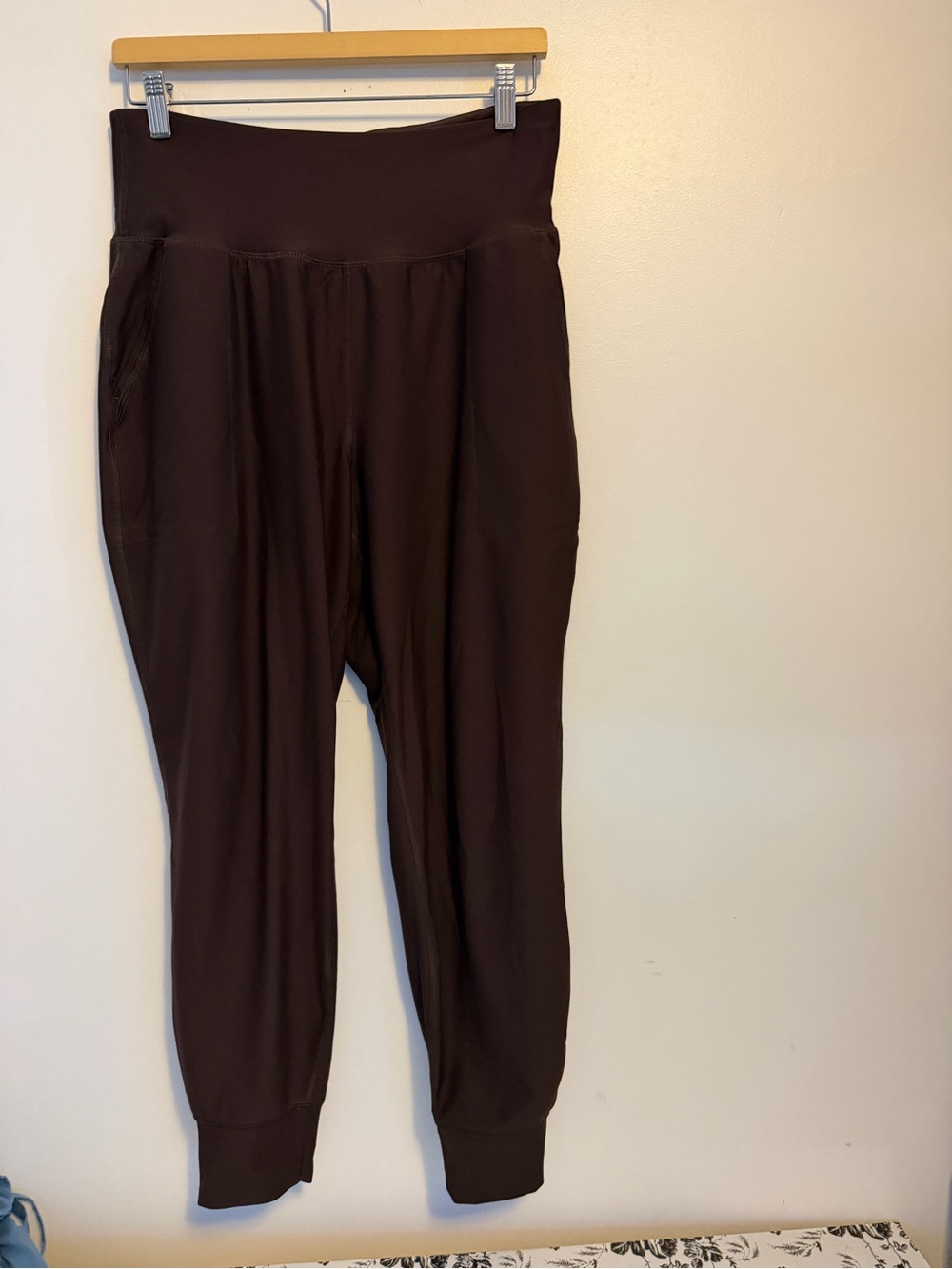 Old Navy Active Powersoft High-Rise Jogger Go-Dry Brown Size L
